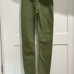 Olive Green Skinny Pants